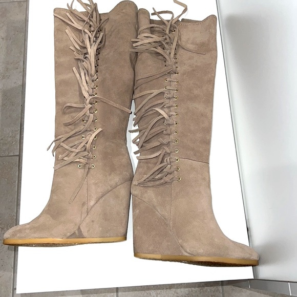 Coach tan Swede SEXY & BOHO Boots - Picture 9 of 10